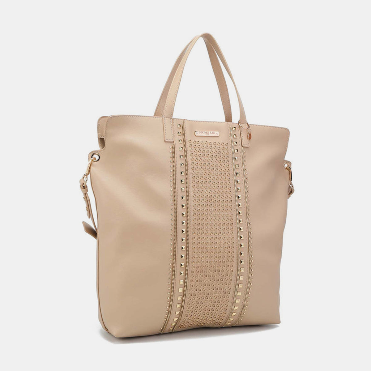 Bolso tote grande con tachuelas de Nicole Lee USA