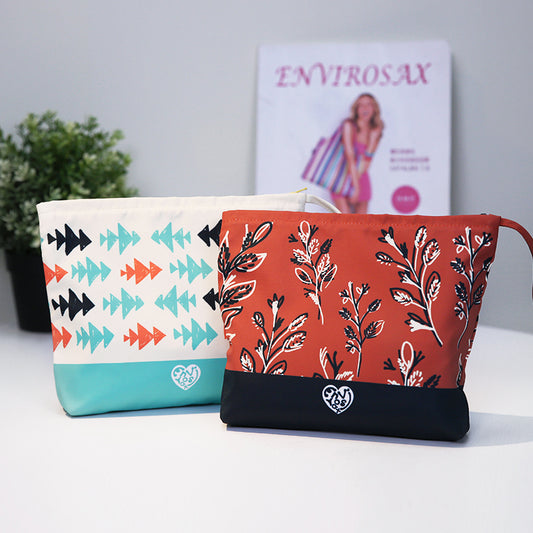 Envirosax Zipper Pouch Bag Set of 2 Paleo