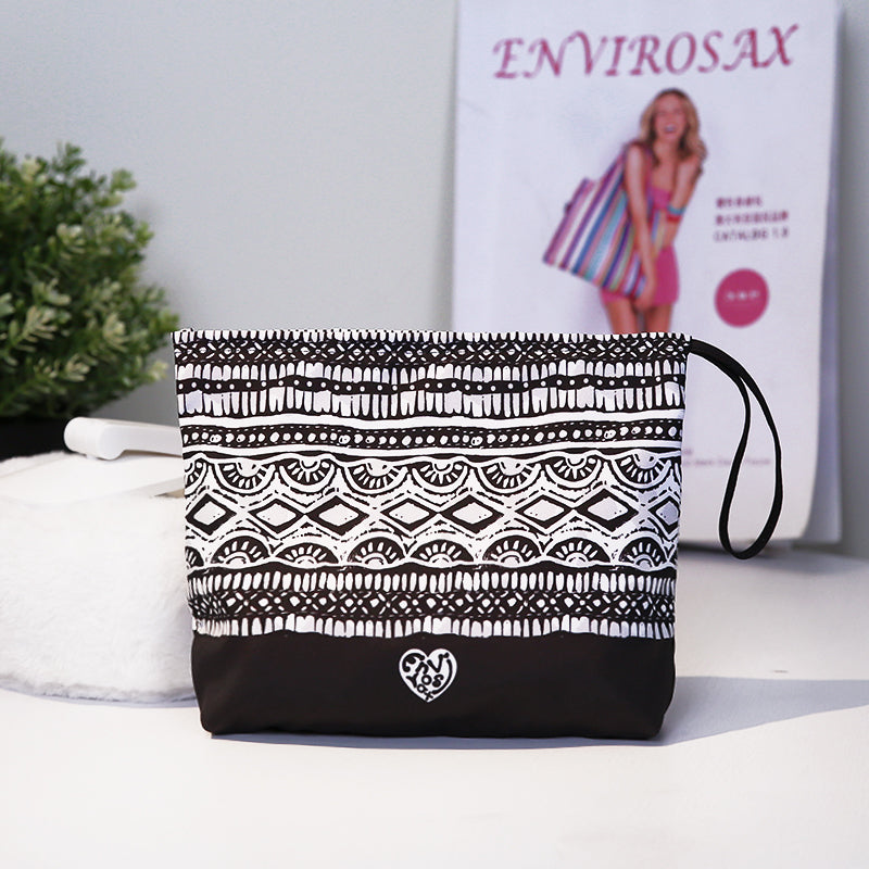 Envirosax Zipper Pouch Bag Set of 2 Black and White