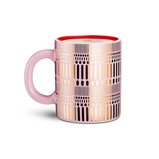 Taza de cerámica de vidrio con diseño de artista IT Mug - The Party Pink 