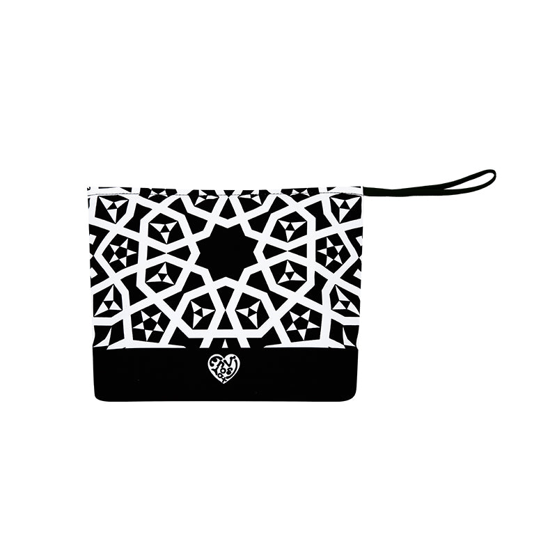 Envirosax Zipper Pouch Bag Set of 2 Black and White