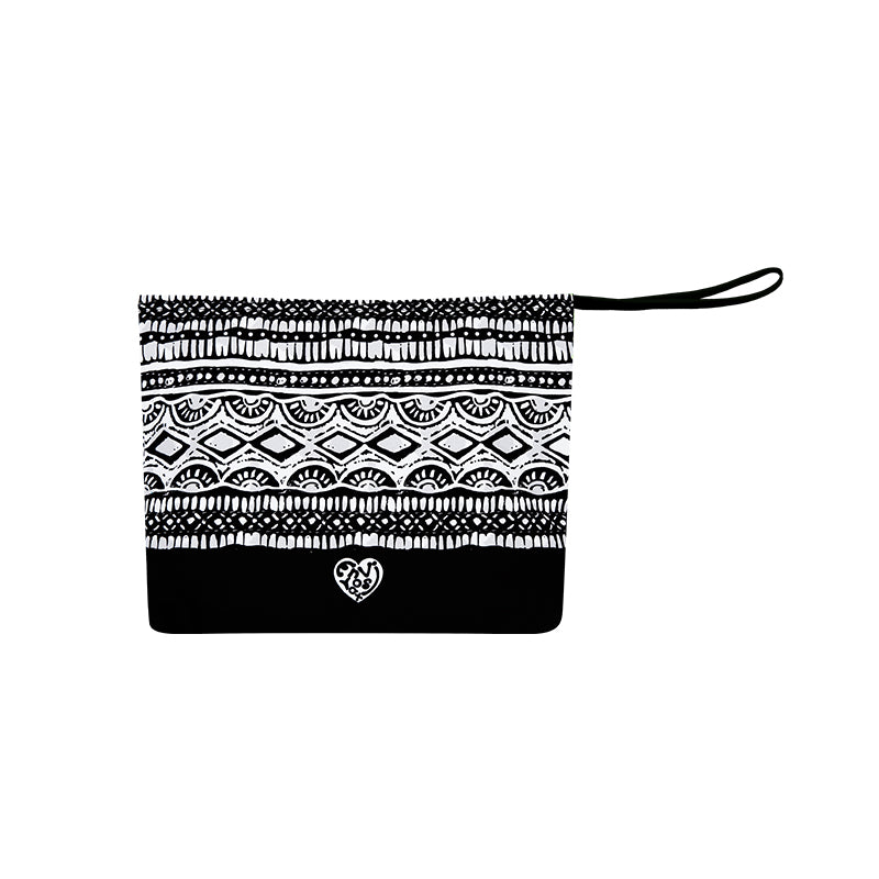 Envirosax Zipper Pouch Bag Set of 2 Black and White